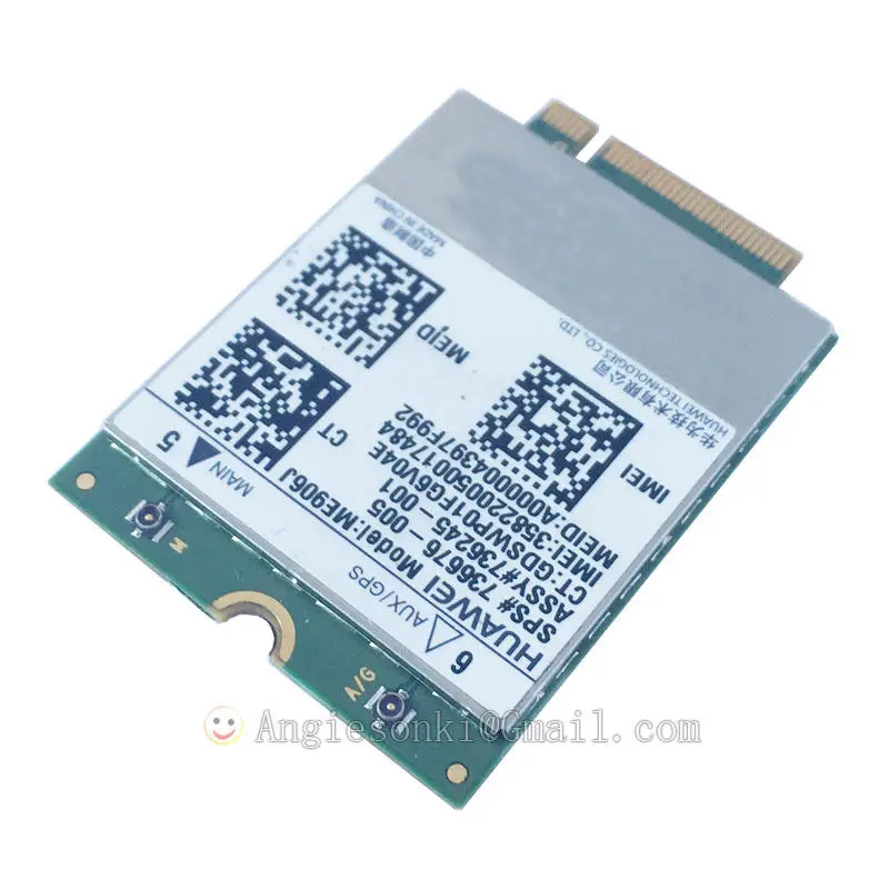 Двухдиапазонный M.2 (NGFF) 4G LTE/HPSA + мобильный широкополосный модуль ME906J 736676-005 (не ME906E)