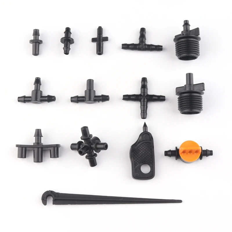 50pcs 14Kinds 4/7mm Garden Hose Connectors Micro Drip Irrigation Water Pipe Joints Tee Pipe Splitters Hose Plug Water Connectors
50pcs 14Kinds 4/7mm Garden Hose Connectors Micro Drip Irrigation Water Pipe Joints Tee Pipe Splitters Hose Plug Water Connectors