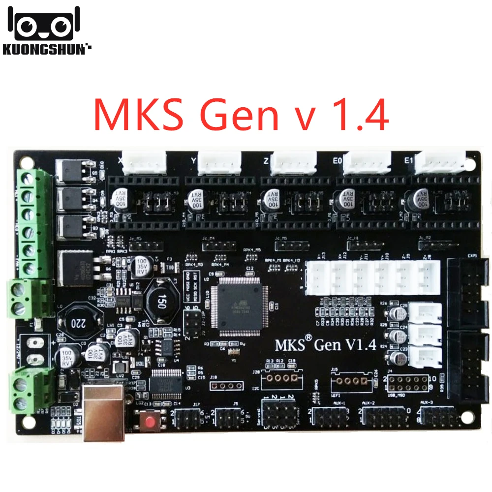 Плата контроллера PCB MKS Gen V1.4 интегрированная материнская плата совместима с