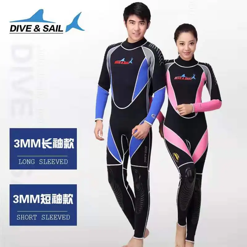 3MM Neoprene Long Sleeved One-piece Lovers Wetsuit Men Women Snorkeling Jumpsuit Full Body Dive Wet Suit Warm Winter Swim Surf
3MM Neoprene Long Sleeved One-piece Lovers Wetsuit Men Women Snorkeling Jumpsuit Full Body Dive Wet Suit Warm Winter Swim Surf