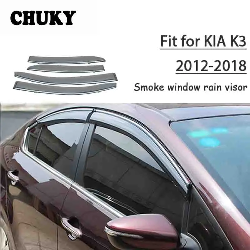 4 шт., накидки на окна автомобиля Chuky из АБС-пластика, защита от дождя для Kia K3 2012 2013 2014 2015 2016 2017 2018, аксессуары
4 шт., накидки на окна автомобиля Chuky из АБС-пластика, защита от дождя для Kia K3 2012 2013 2014 2015 2016 2017 2018, аксессуары