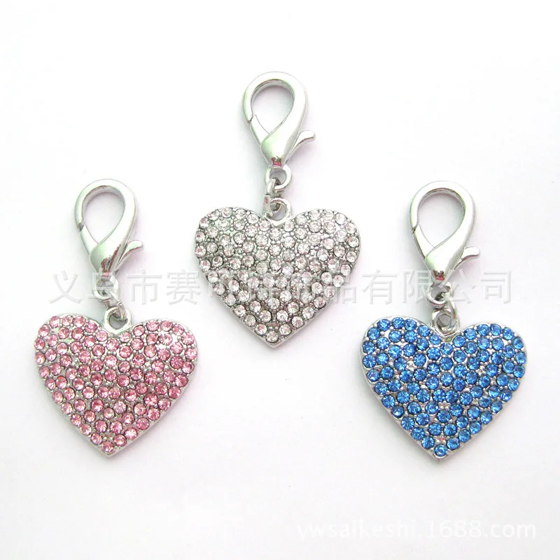 Manufacturers selling big hearts diamonds Pet accessories pendant Batch of dog collar is hanged 12pcs
Manufacturers selling big hearts diamonds Pet accessories pendant Batch of dog collar is hanged 12pcs