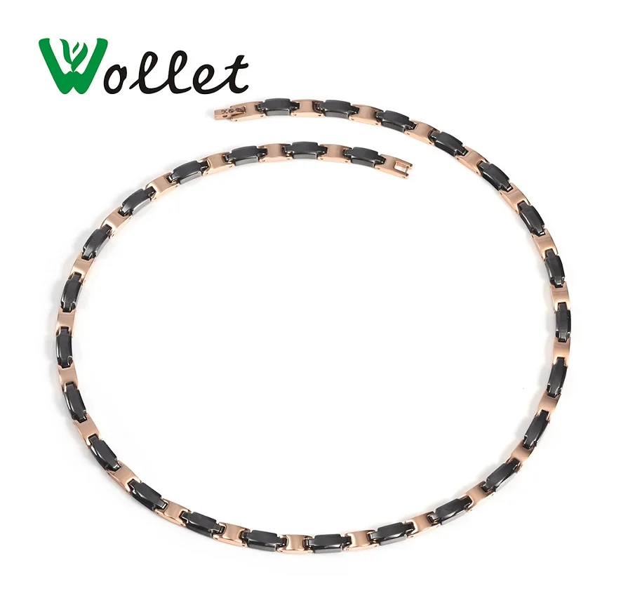 Wollet Jewelry 99.999% Germanium Black Ceramic Necklace Pendant for Women Silver or Rose Gold Color 316L Stainless Steel Health
Wollet Jewelry 99.999% Germanium Black Ceramic Necklace Pendant for Women Silver or Rose Gold Color 316L Stainless Steel Health