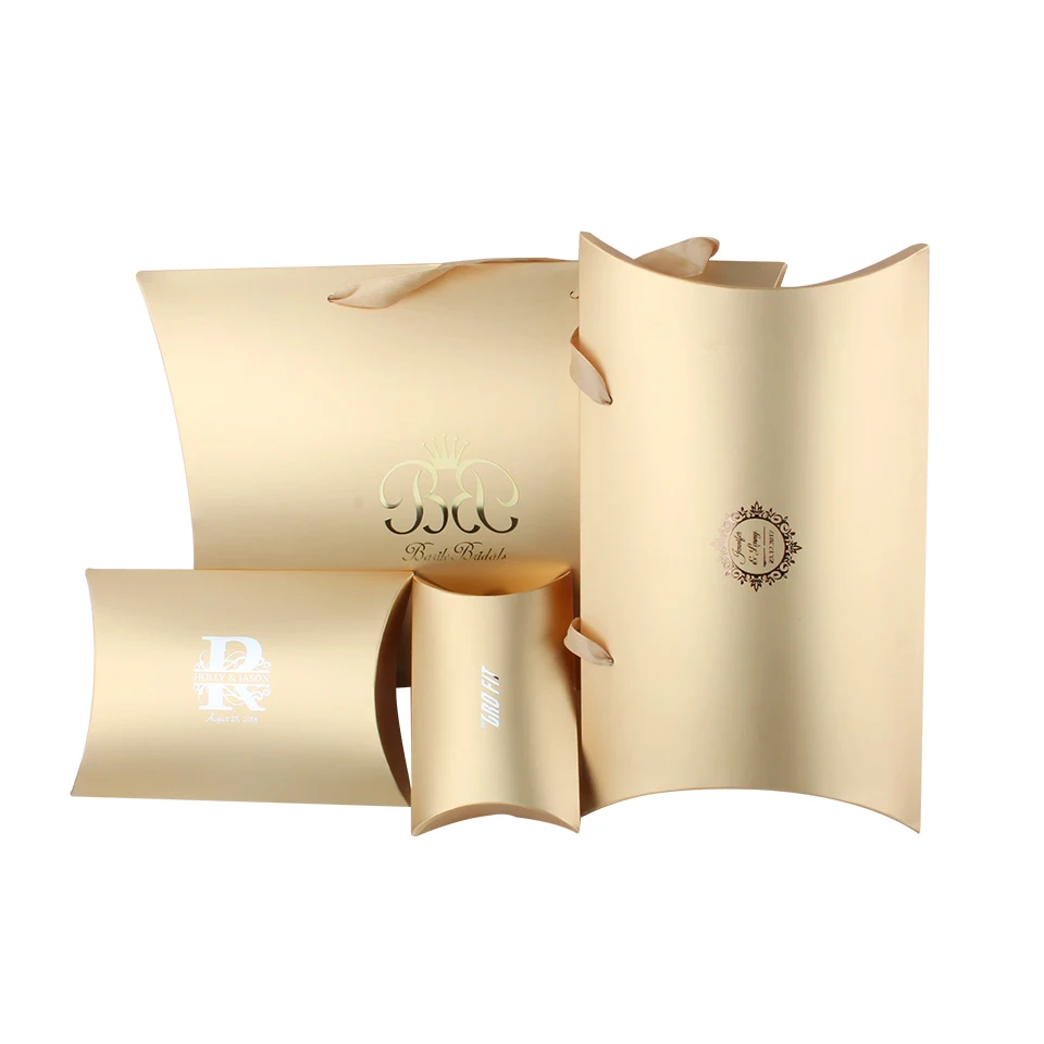 Customized metal stickers logo brand name gold pillow box,DIY gift Hair extension bundles wig packaging packing paper box boxes
Customized metal stickers logo brand name gold pillow box,DIY gift Hair extension bundles wig packaging packing paper box boxes