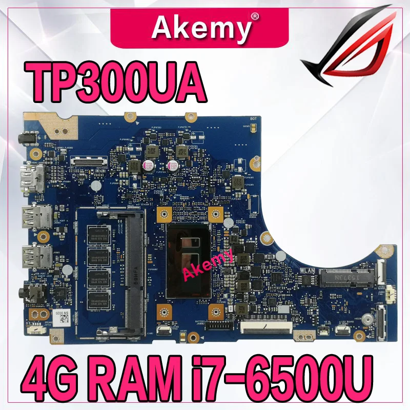 Akemy TP300UA материнская плата для ноутбука For Asus TP300UA Q302U Q302UA TP300U тест оригинальная материнская плата 4G RAM I7-6500 CPU 90NB09Z0-R00030
Akemy TP300UA материнская плата для ноутбука For Asus TP300UA Q302U Q302UA TP300U тест оригинальная материнская плата 4G RAM I7-6500 CPU 90NB09Z0-R00030