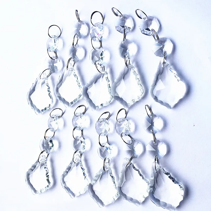 10 pieces/lot,95mm crystal maple leaf+2 octagonal+3 rings connector Glass crystal chandelier pendants Wedding Decoration
10 pieces/lot,95mm crystal maple leaf+2 octagonal+3 rings connector Glass crystal chandelier pendants Wedding Decoration