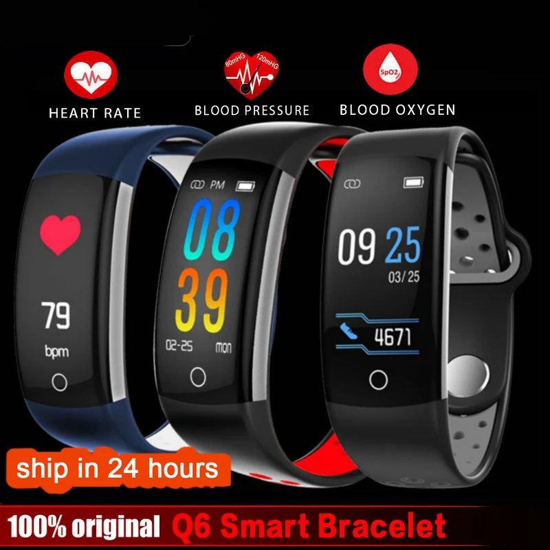 2021 Q6 Fitness Tracker Smart band Bracelet watch band HR Fitness Sleep Tracker Waterproof IP68 Activity Tracker smartband
2021 Q6 Fitness Tracker Smart band Bracelet watch band HR Fitness Sleep Tracker Waterproof IP68 Activity Tracker smartband