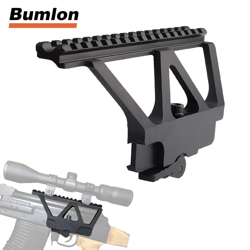 Quick Detach AK Gun Rail Scope Mount Base Picatinny Side Rail Mounting For AK 47 AK 74 Hunting Rifle Scope Accessories HT2-0005
Quick Detach AK Gun Rail Scope Mount Base Picatinny Side Rail Mounting For AK 47 AK 74 Hunting Rifle Scope Accessories HT2-0005