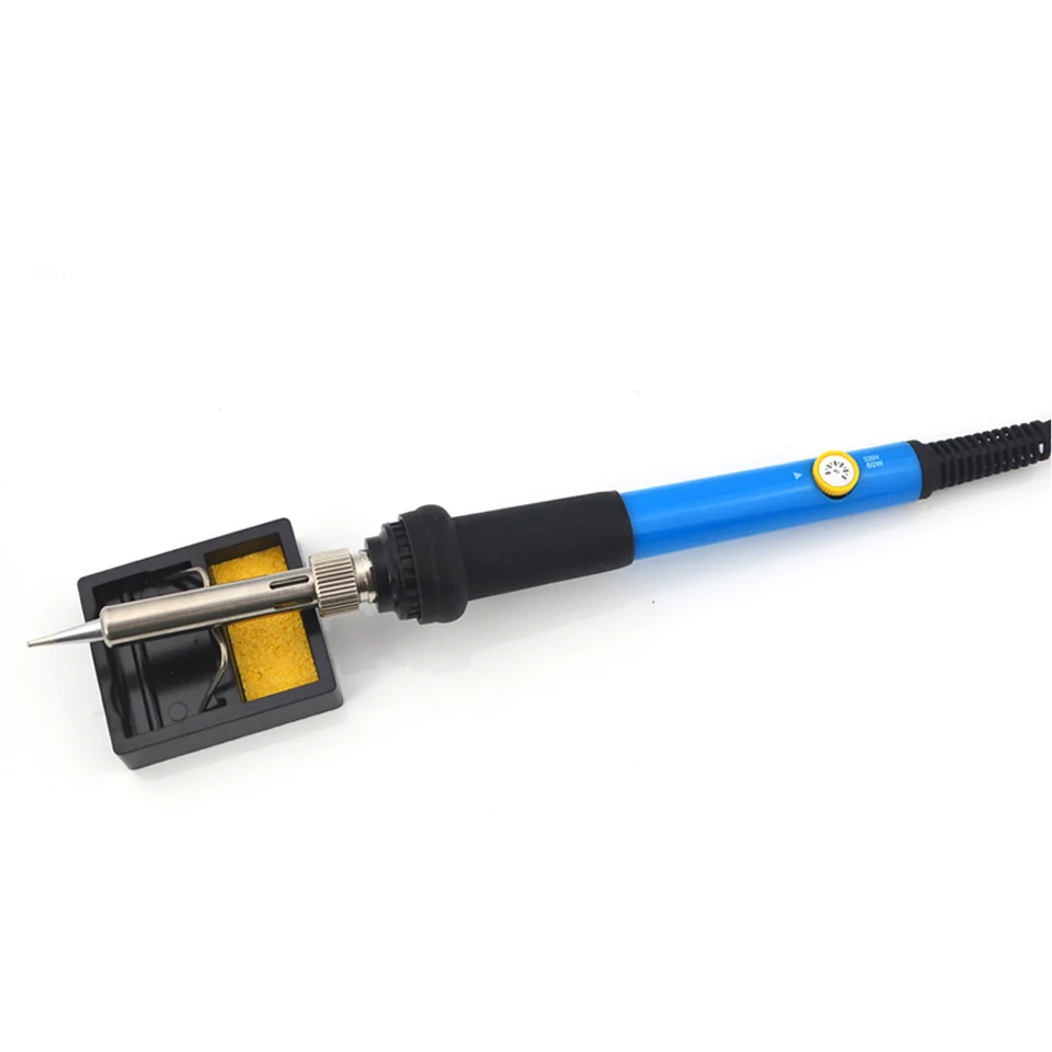 EU Plug 220V 60W Adjustable Temperature Electric Soldering Iron Kit+5pcs Tips Portable Welding Repair Tool Tweezers Hobby knife
EU Plug 220V 60W Adjustable Temperature Electric Soldering Iron Kit+5pcs Tips Portable Welding Repair Tool Tweezers Hobby knife