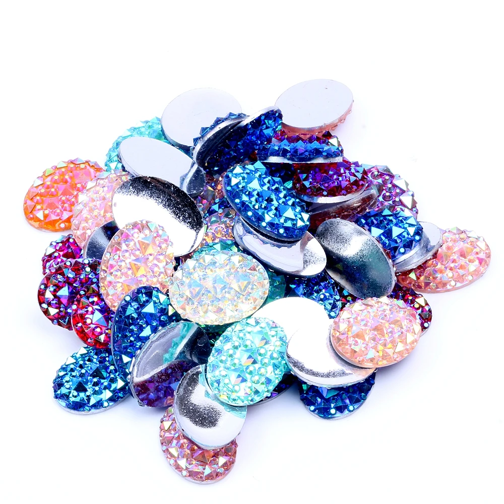 13x18mm 100pcs Oval Shape Many AB Colors Flatback Resin Rhinestones DIY Scrapbooking Crafts Jewelry Accessories
13x18mm 100pcs Oval Shape Many AB Colors Flatback Resin Rhinestones DIY Scrapbooking Crafts Jewelry Accessories
