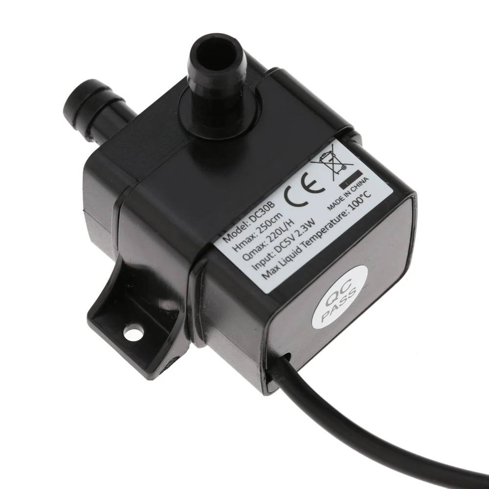 Мини USB DC5V 2 3 W микро Бесщеточный Водяной масляный насос Водонепроницаемый