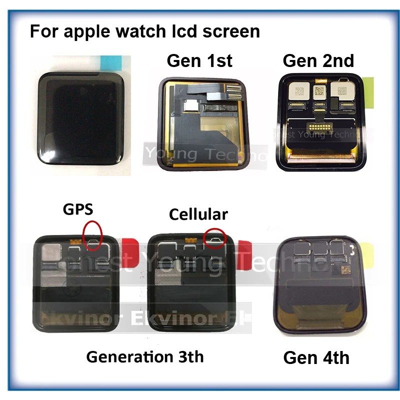 Ekvinor LCD Touch Screen Digitizer Assembly Fit For Apple watch Series 1 2 3 4 38mm 42mm 40mm 44mm LCD Display
Ekvinor LCD Touch Screen Digitizer Assembly Fit For Apple watch Series 1 2 3 4 38mm 42mm 40mm 44mm LCD Display