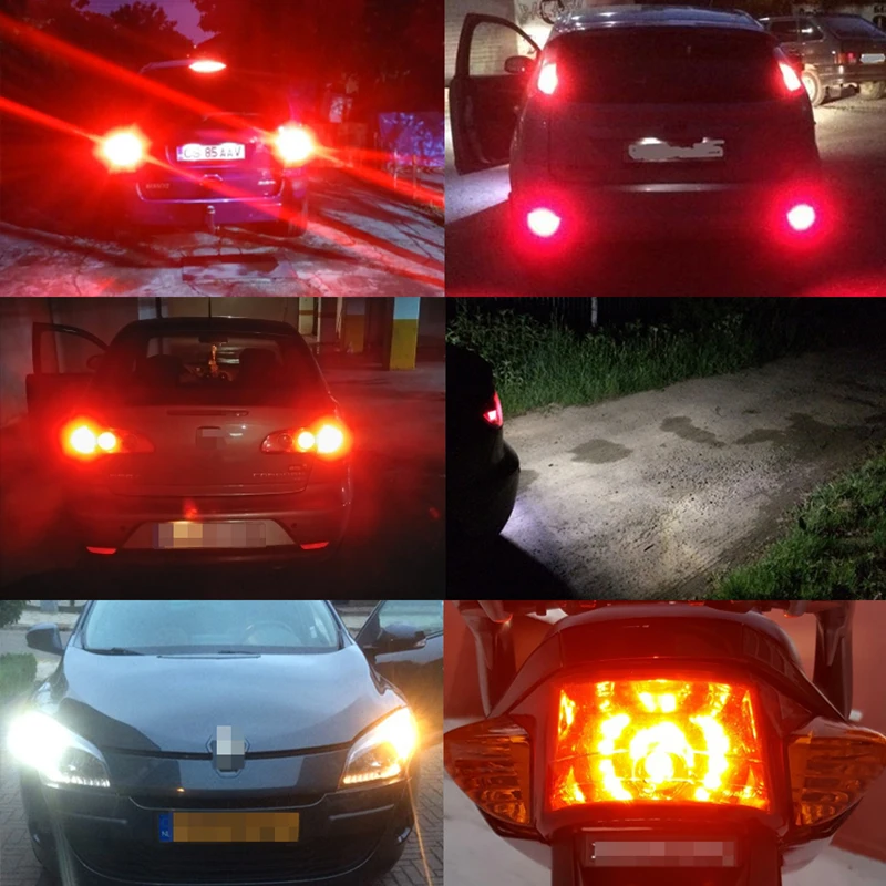 2x High Power S25 1157 800LM 6500K BA15D LED Bulb Auto For Turn Signal Lights Reverse Brake Lights Stop Lamp Car Light Source
2x High Power S25 1157 800LM 6500K BA15D LED Bulb Auto For Turn Signal Lights Reverse Brake Lights Stop Lamp Car Light Source