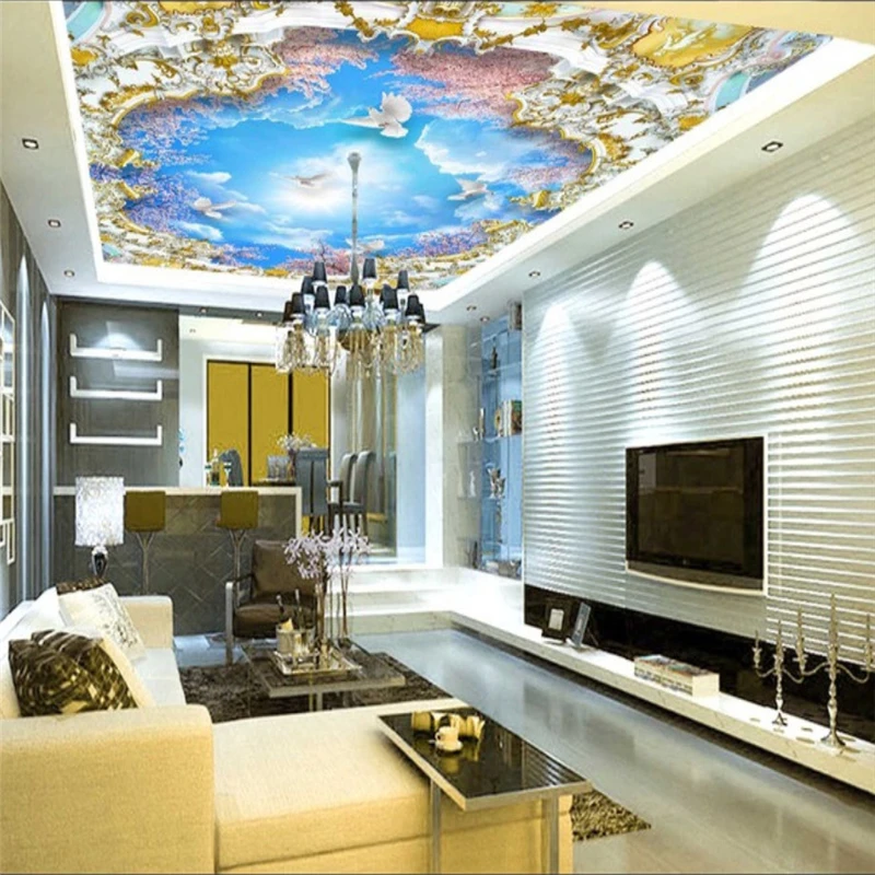 Beibehang papel de parede 3d photo wallpaper European style Blue Sky White Cloud Sakura Tree Zenith Mural sky ceiling wallpaper
Beibehang papel de parede 3d photo wallpaper European style Blue Sky White Cloud Sakura Tree Zenith Mural sky ceiling wallpaper