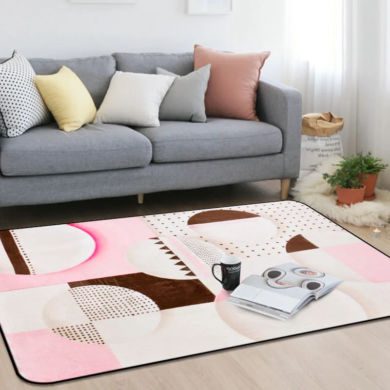 Pastoral personality mosaic carpet kids room pink rug livingroom bedroom bedside carpet coffee table floor mat baby Home tapete
Pastoral personality mosaic carpet kids room pink rug livingroom bedroom bedside carpet coffee table floor mat baby Home tapete