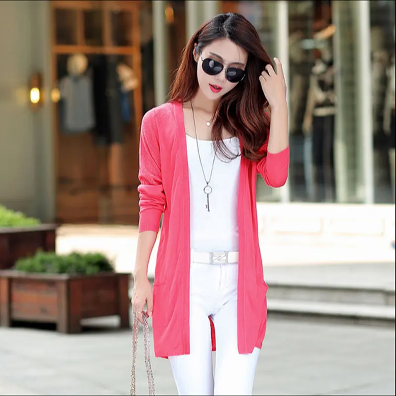 Women Sweater Long Cardigan 2017 New Fashion spring autumn Long Sleeve Loose Knitted Cardigan female Sweaters Long Coat QH0187
Women Sweater Long Cardigan 2017 New Fashion spring autumn Long Sleeve Loose Knitted Cardigan female Sweaters Long Coat QH0187