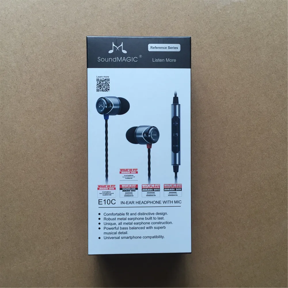Hifi стереонаушники SoundMAGIC E10C с микрофоном и функцией изменения громкости|stereo