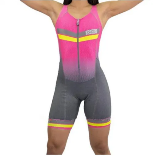 Женский костюм для триатлона Pro Team Трикотажный без рукавов велоспорта спортивный
