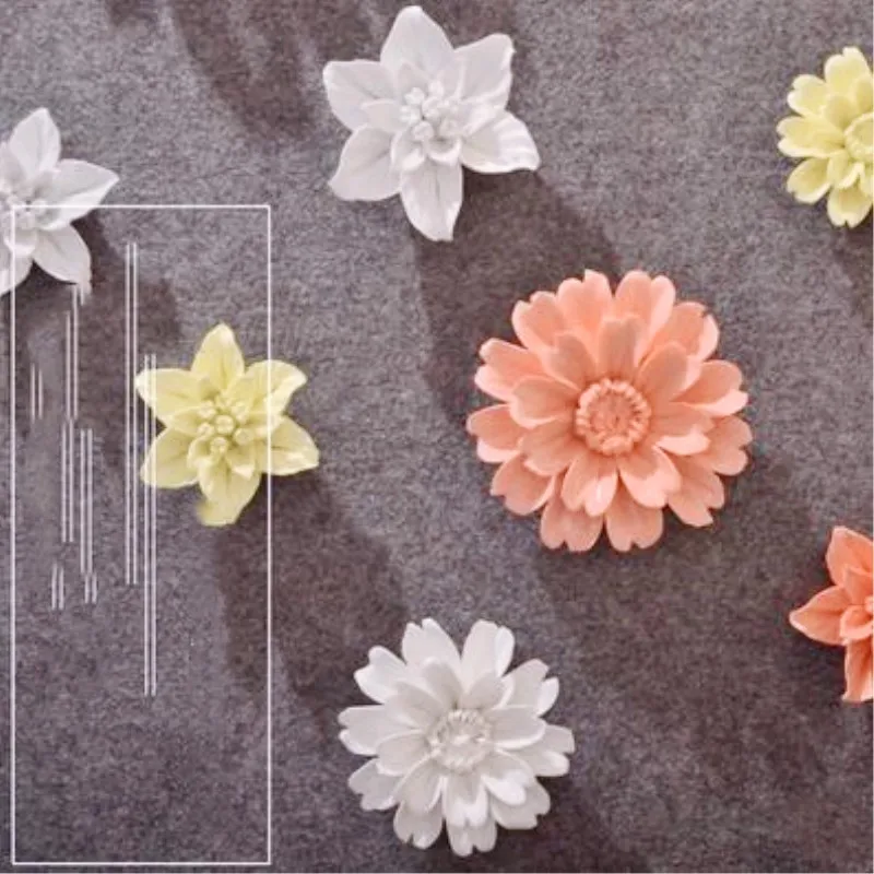 Ceramic flower crafts, sunflower and gardenia, creative wall three-dimensional decorations
Ceramic flower crafts, sunflower and gardenia, creative wall three-dimensional decorations