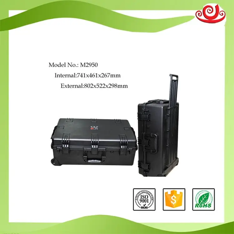 Tricases factory OEM/ODM hard IP67 plastic large suitcase trolley tool case equipment case with pre-cut foam M2950
Tricases factory OEM/ODM hard IP67 plastic large suitcase trolley tool case equipment case with pre-cut foam M2950