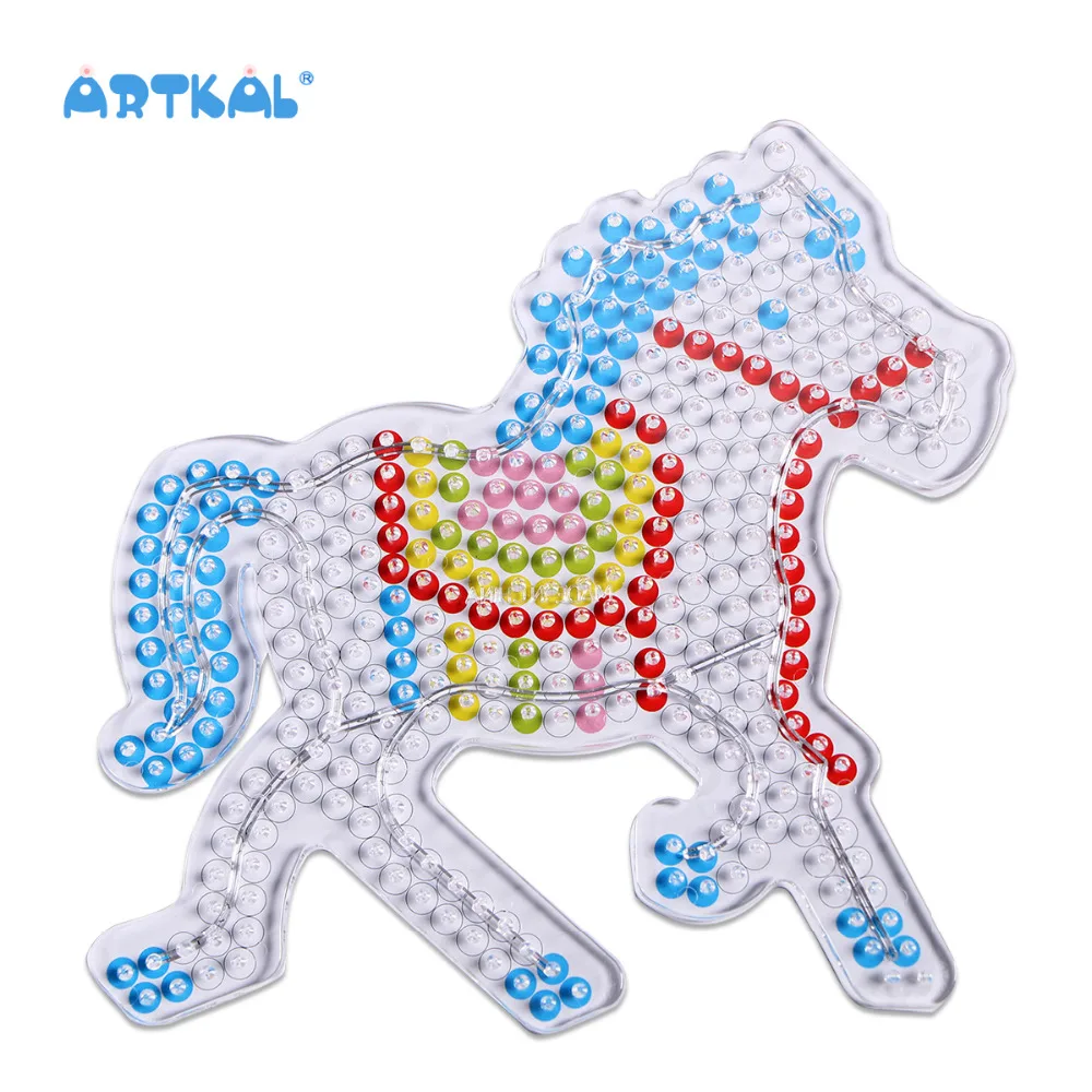 

free shipping BP13 horse pegboards patterns for hama beads perler beads DIY educational toy