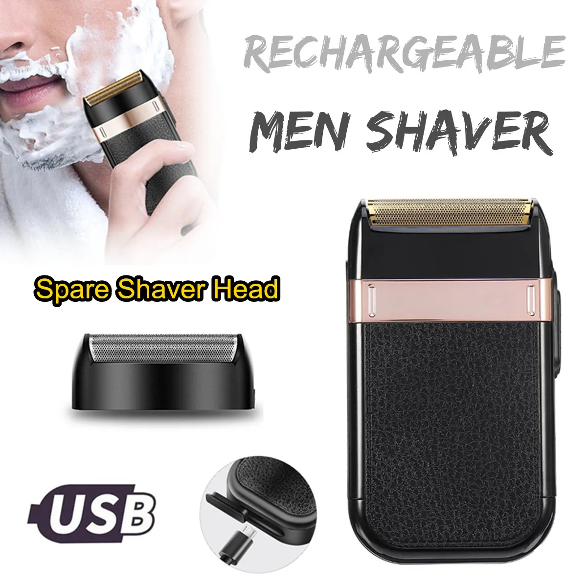 Electric Shaver for Men Twin Blade Reciprocating Cordless Razor Hair Beard USB Rechargeable Shaving Machine Barber Trimmer Set
Electric Shaver for Men Twin Blade Reciprocating Cordless Razor Hair Beard USB Rechargeable Shaving Machine Barber Trimmer Set