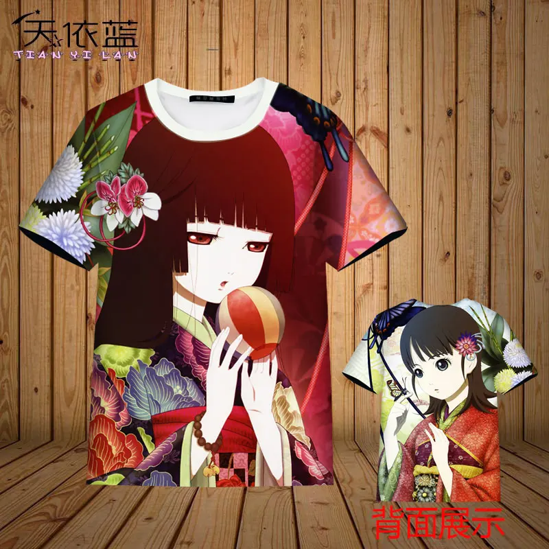 NEW Tops Anime HELL GIRL COSPLAY Tees Summer Short-Sleeved T-shirt Men&Women Casual Fashion Full-Color T-shirt
NEW Tops Anime HELL GIRL COSPLAY Tees Summer Short-Sleeved T-shirt Men&Women Casual Fashion Full-Color T-shirt