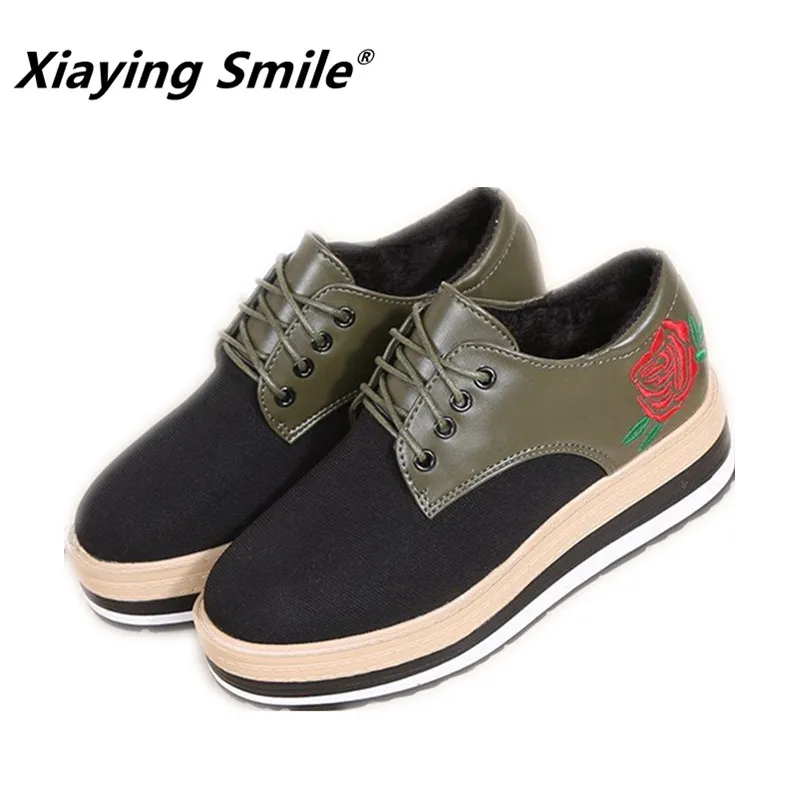 Xiaying Smile All Season Women Pumps Shoes Ladies Fashion Casual Cotton Fabric Shoes Retro Embroider Shoes Women Muffin bottom
Xiaying Smile All Season Women Pumps Shoes Ladies Fashion Casual Cotton Fabric Shoes Retro Embroider Shoes Women Muffin bottom