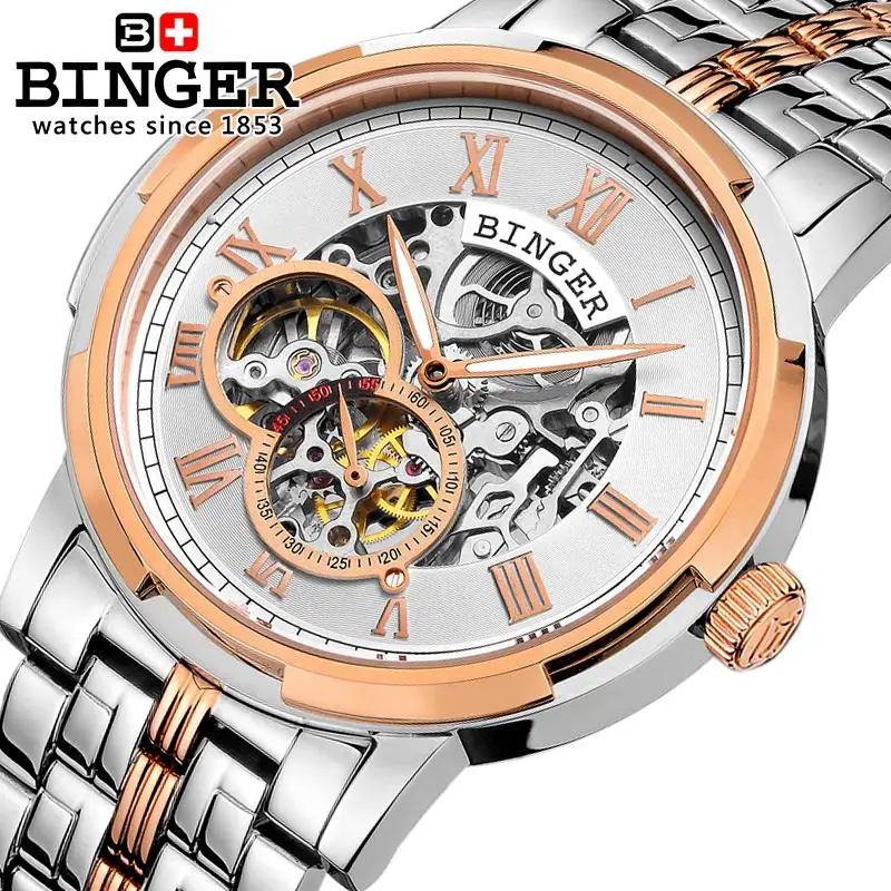Switzerland watches men luxury brand men watches BINGER luminous Automatic self-wind full stainless steel Waterproof B5036-9
Switzerland watches men luxury brand men watches BINGER luminous Automatic self-wind full stainless steel Waterproof B5036-9