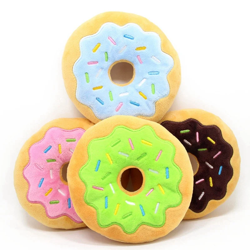 15cm Pet Dog Simulation Doughnut Plush Toy Interactive Dog Chew Cat Scratch Toy Durable Bite Resistant Doughnut Squeak Toy
15cm Pet Dog Simulation Doughnut Plush Toy Interactive Dog Chew Cat Scratch Toy Durable Bite Resistant Doughnut Squeak Toy