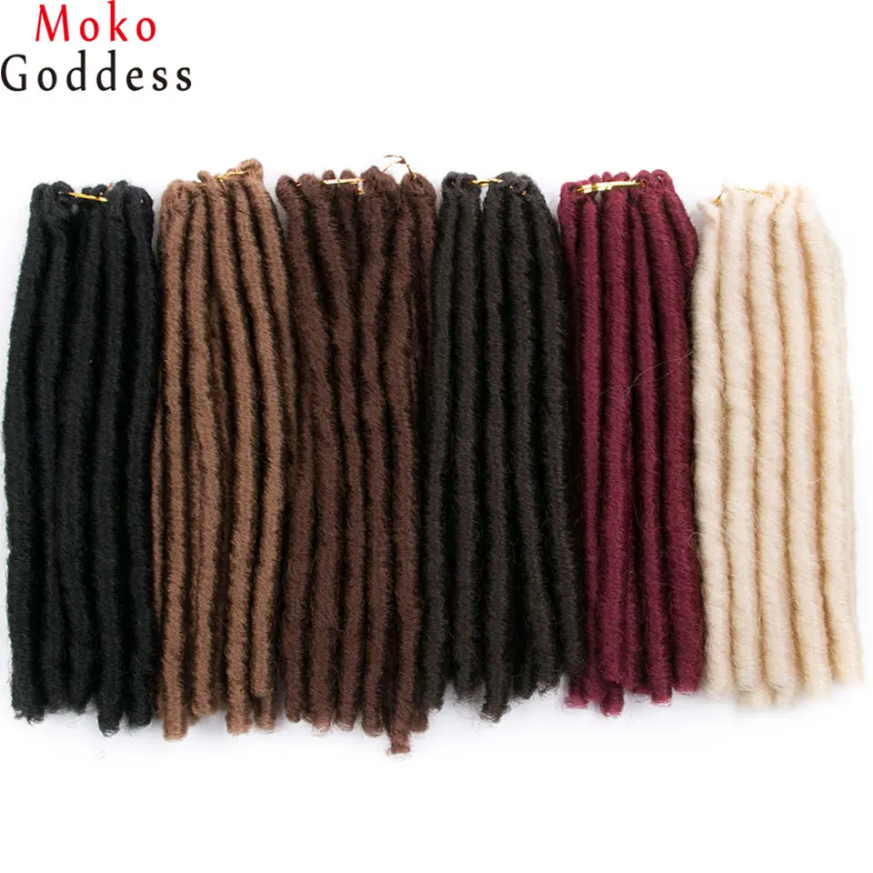 Mokogoddess мягкие косички вязанные крючком плетеные волосы твист 12 дюймов