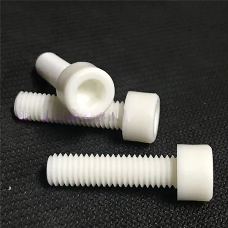 10pcs M1 PP inner hexagon Cylinder head bolt Corrosion resistant screw Acid and alkali resistive Plastic screws 8mm-60mm Length
10pcs M1 PP inner hexagon Cylinder head bolt Corrosion resistant screw Acid and alkali resistive Plastic screws 8mm-60mm Length