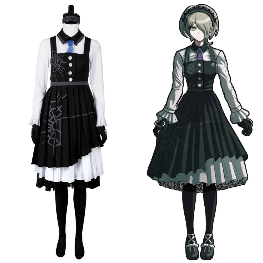 Danganronpa 3 убийства гармонии Kirumi Tojo горничной Косплэй костюм полный комплект платье на Хэллоуин Карнавальный Костюм Косплэй костюм изготовле...
Danganronpa 3 убийства гармонии Kirumi Tojo горничной Косплэй костюм полный комплект платье на Хэллоуин Карнавальный Костюм Косплэй костюм изготовле...