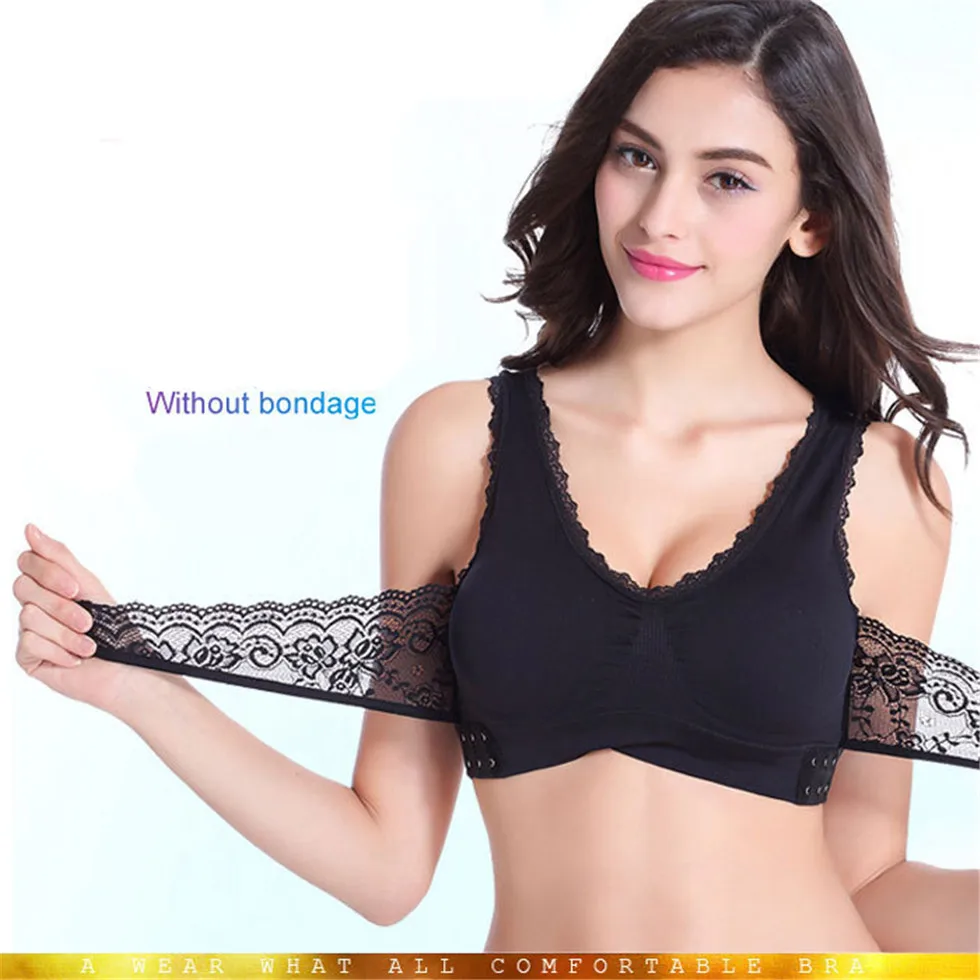 New UUnderwear female lace sexy shock-proof front buckle gather adjustment sleep bra without steel ring thin underwear women
New UUnderwear female lace sexy shock-proof front buckle gather adjustment sleep bra without steel ring thin underwear women