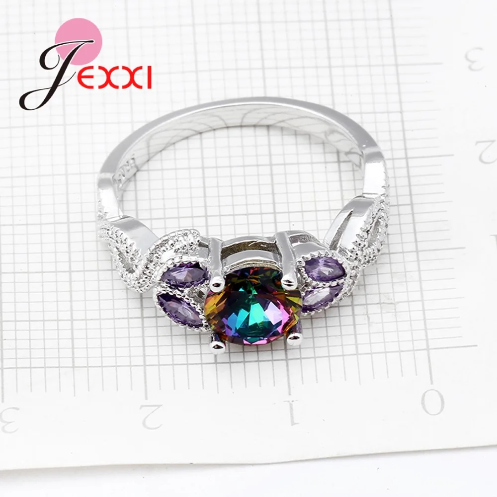 925 Sterling Silver Rainbow Austrian Crystal Rings For Wedding Jewelry Cross Design Women Cubic Zirconia Engagment Ring Bi
925 Sterling Silver Rainbow Austrian Crystal Rings For Wedding Jewelry Cross Design Women Cubic Zirconia Engagment Ring Bi