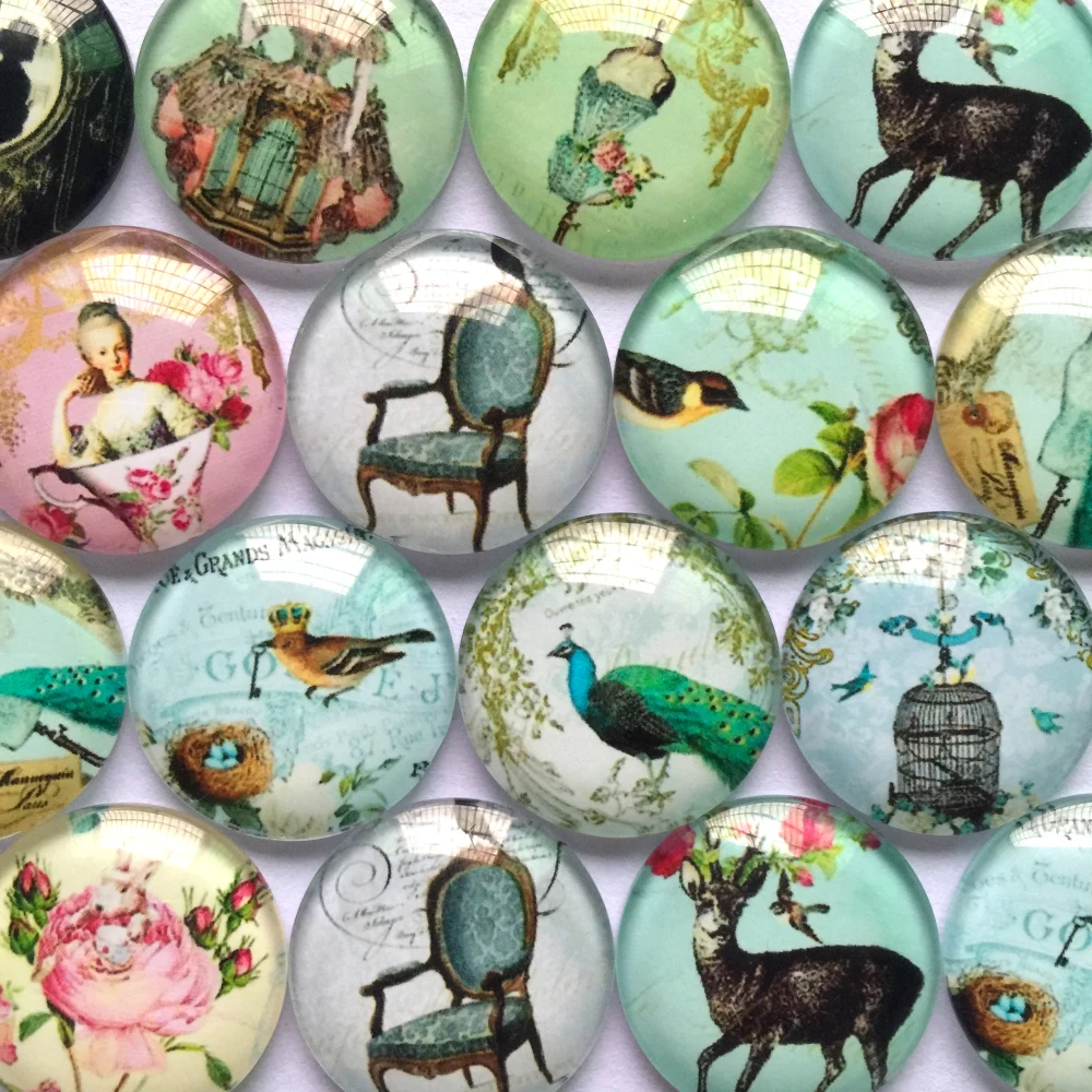 ZEROUP 12mm 20mm Round Photo Glass Cabochon Mixed Pattern Fit Cameo Base Setting for Jewelry Flatback TP-206
ZEROUP 12mm 20mm Round Photo Glass Cabochon Mixed Pattern Fit Cameo Base Setting for Jewelry Flatback TP-206