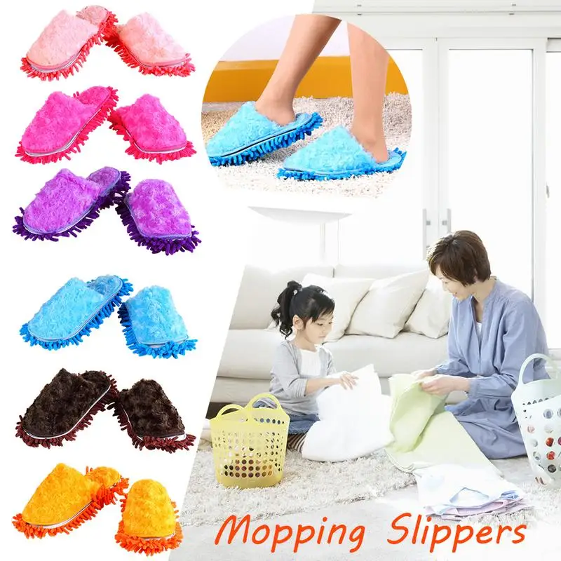 1 Pair Microfiber Mop Floor Cleaning Lazy Fuzzy Mopping Slippers House Home Flooring Tools Shoe Covers Bathroom Kitchen Cleaner
1 Pair Microfiber Mop Floor Cleaning Lazy Fuzzy Mopping Slippers House Home Flooring Tools Shoe Covers Bathroom Kitchen Cleaner