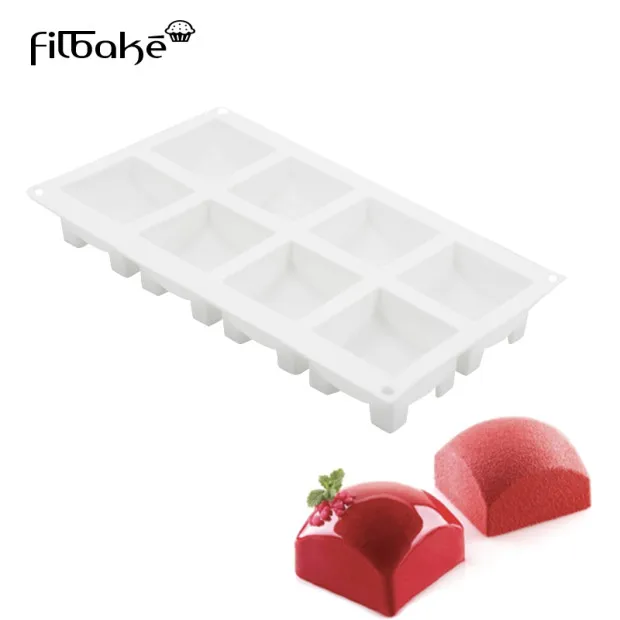 FILBAKE 1PCS Silicone 8 Holes Square Shape Cake Mold Baking Dessert Ice-Creams Tools Mousse Pudding Moulds Baking Accessories
FILBAKE 1PCS Silicone 8 Holes Square Shape Cake Mold Baking Dessert Ice-Creams Tools Mousse Pudding Moulds Baking Accessories