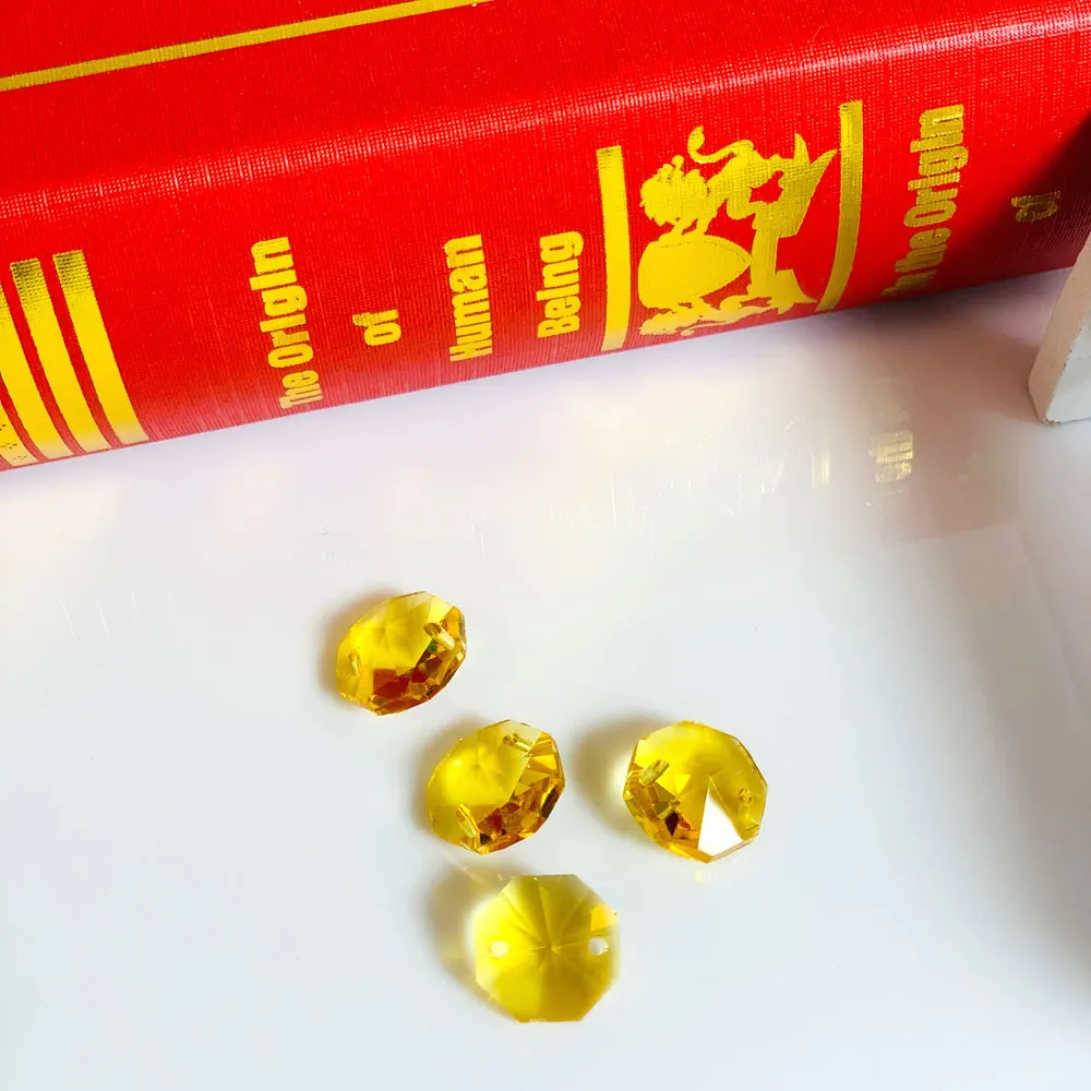 100pcs ,14MM Yellow Crystal Octagonal Beads Prisms Chandelier Lamp Ball Accessories Part Wholesale Wedding Xmas Home Decors
100pcs ,14MM Yellow Crystal Octagonal Beads Prisms Chandelier Lamp Ball Accessories Part Wholesale Wedding Xmas Home Decors