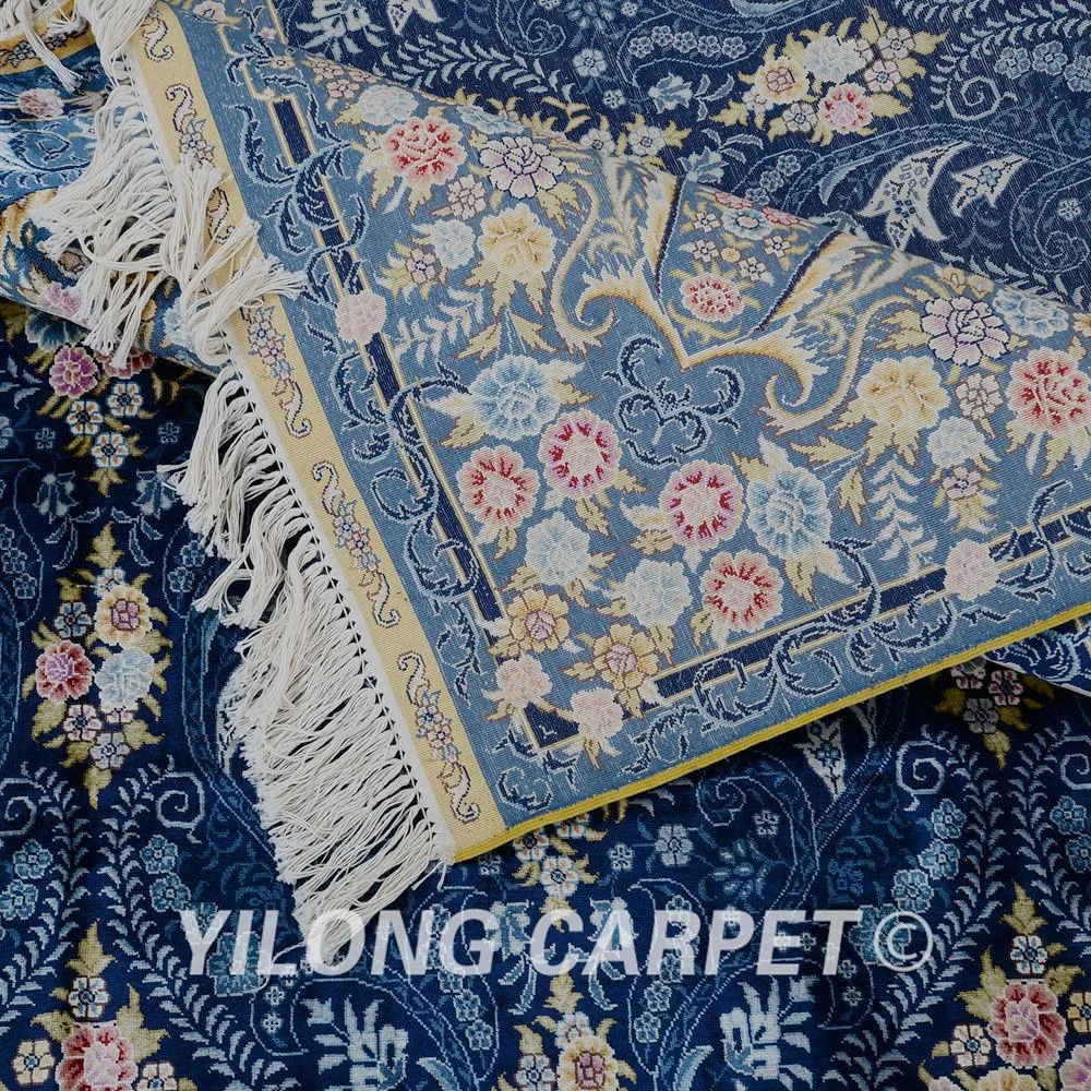 Yilong 6.56'x9.84' Hereke silk rug green vantage antique oriental carpet (0785)
Yilong 6.56'x9.84' Hereke silk rug green vantage antique oriental carpet (0785)