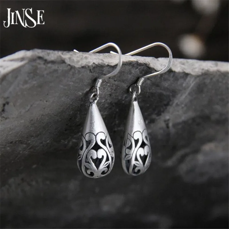 JINSE Wholesale S925 Silver Earring Wedding Jewelry Accessories Fashion Hollow Waterdrop Silver Women Earrings 10mm*21mm
JINSE Wholesale S925 Silver Earring Wedding Jewelry Accessories Fashion Hollow Waterdrop Silver Women Earrings 10mm*21mm