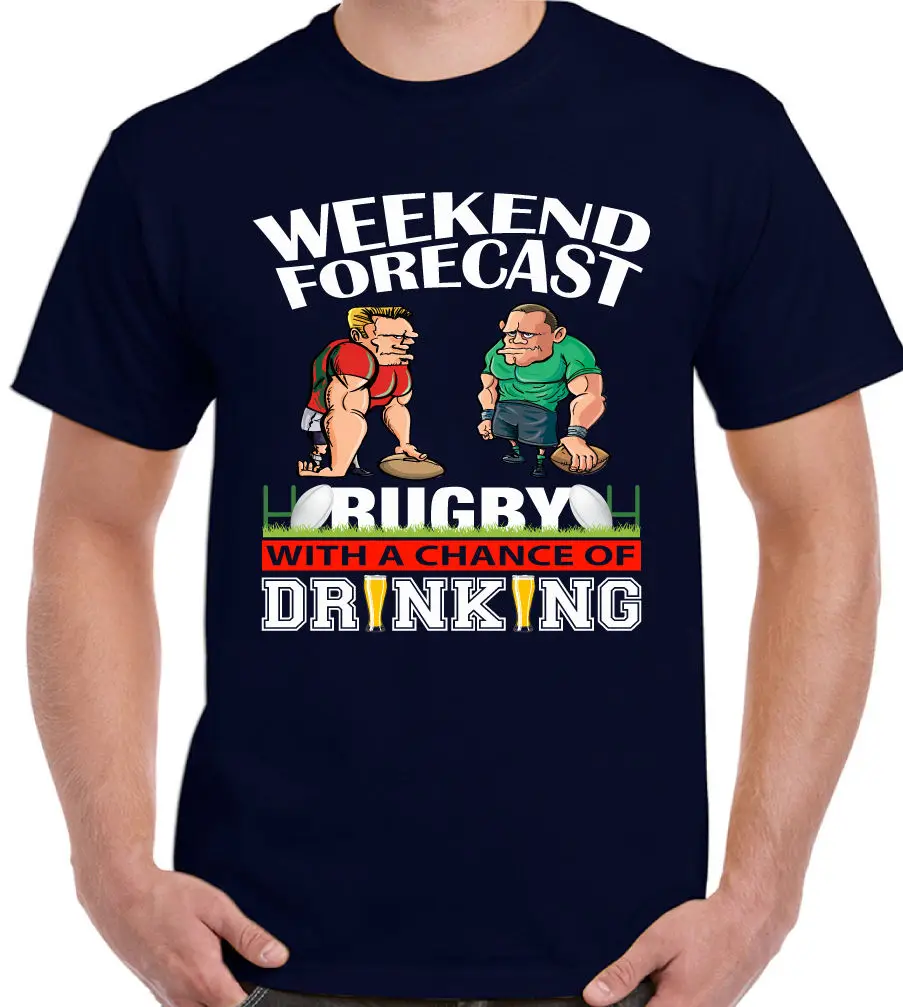 Men 2019 Brand Clothing Tees Casual Male Designing T-Shirt Details Weekend Forecast Rugbys Drinking T Shirt Making
Men 2019 Brand Clothing Tees Casual Male Designing T-Shirt Details Weekend Forecast Rugbys Drinking T Shirt Making