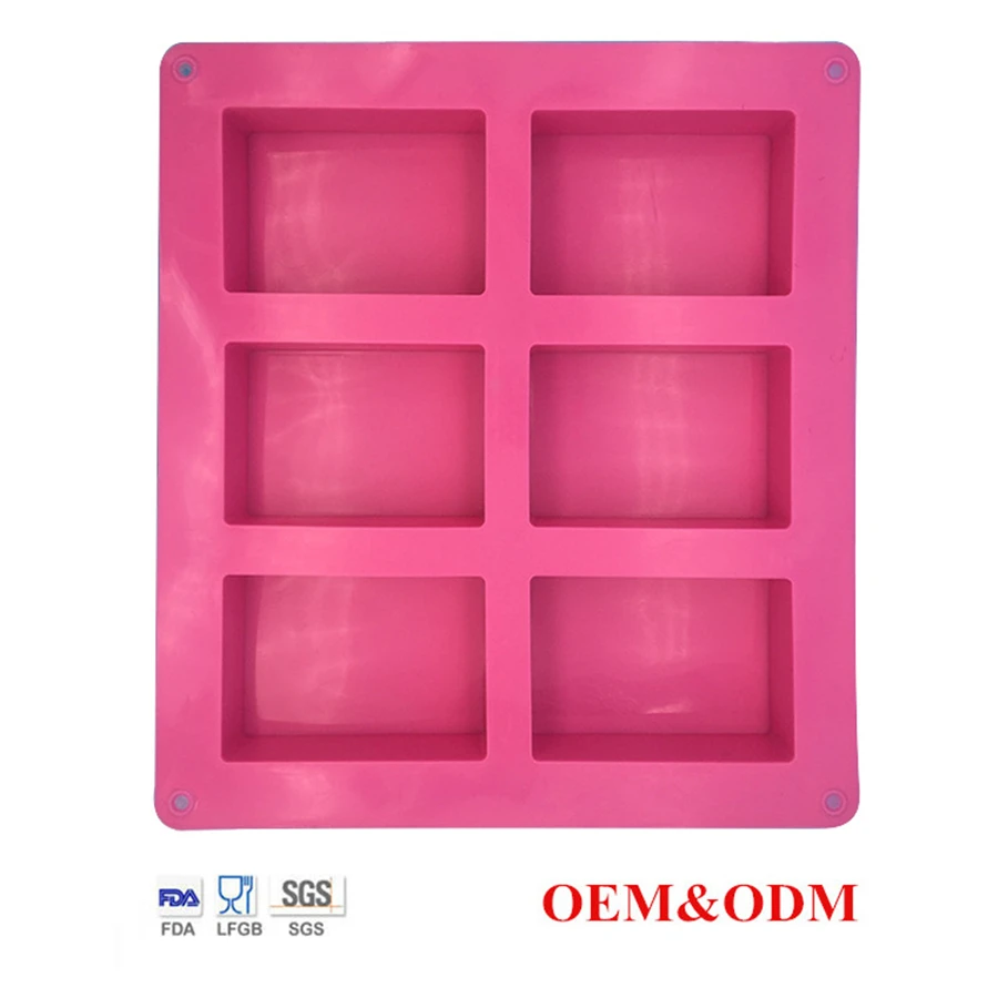 50 pcs 6 cavities square Silicone Baking Mold Cake Pan Molds Handmade Biscuit Mold Soap mold mould
50 pcs 6 cavities square Silicone Baking Mold Cake Pan Molds Handmade Biscuit Mold Soap mold mould