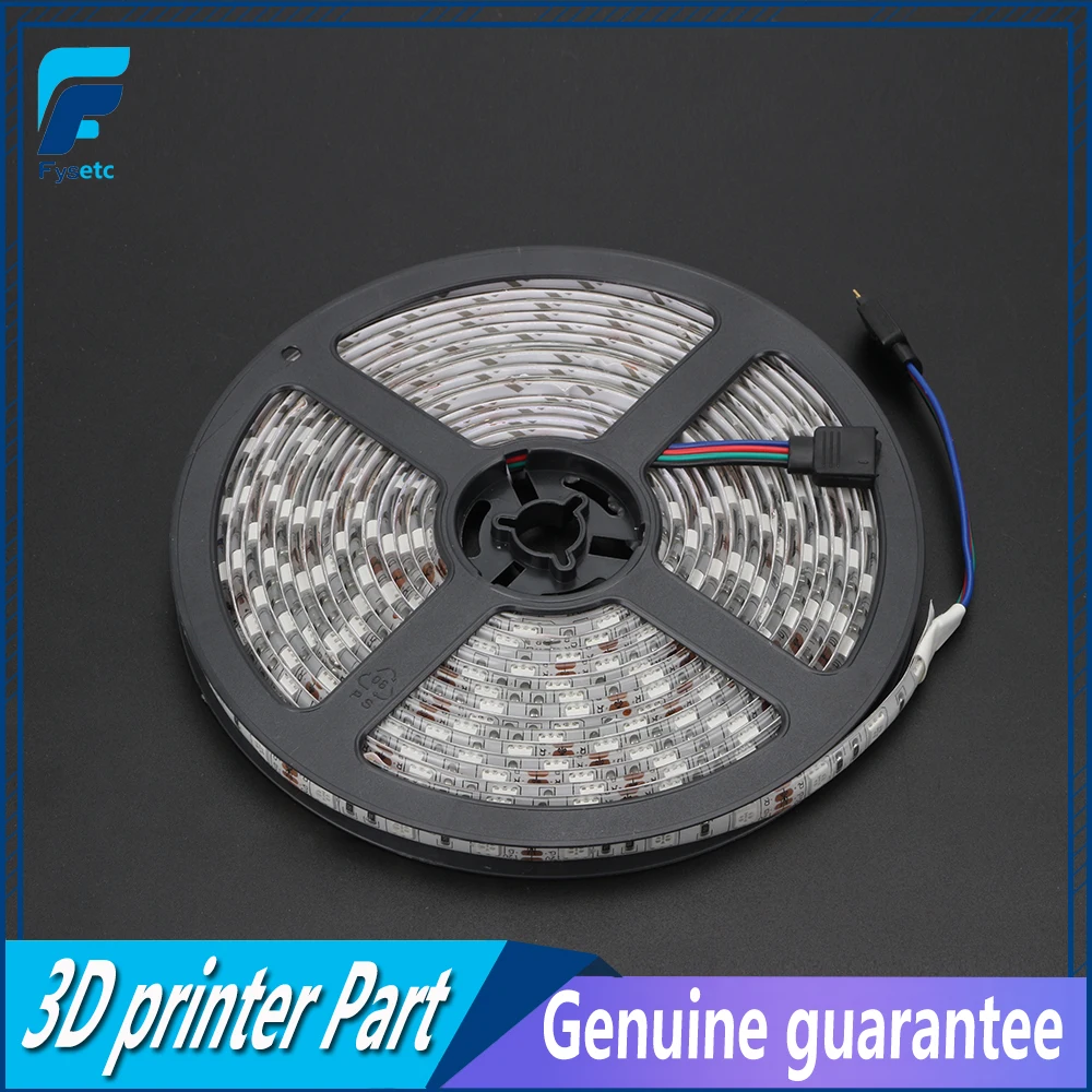 3D Printer Parts Waterproof LED Light RGB 5050 LED Strip With Connector L 5M For F6 / Lerdge Board Extruder Module RGB Control
3D Printer Parts Waterproof LED Light RGB 5050 LED Strip With Connector L 5M For F6 / Lerdge Board Extruder Module RGB Control