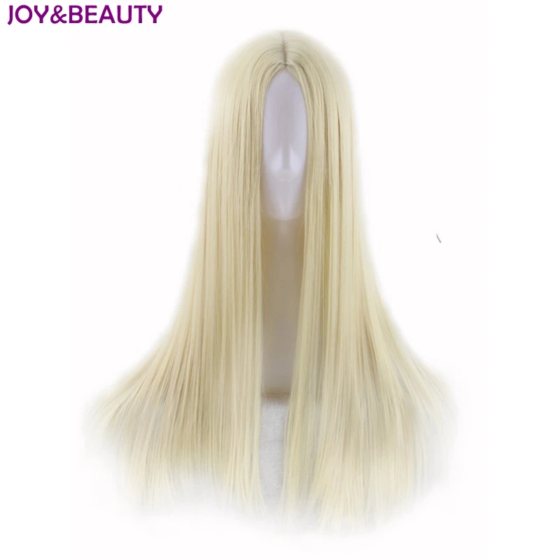 JOY&BEAUTY Heat Resistant Synthetic Long Straight Wig Blonde No Bangs Middle Part Cosplay Wig 70cm
JOY&BEAUTY Heat Resistant Synthetic Long Straight Wig Blonde No Bangs Middle Part Cosplay Wig 70cm