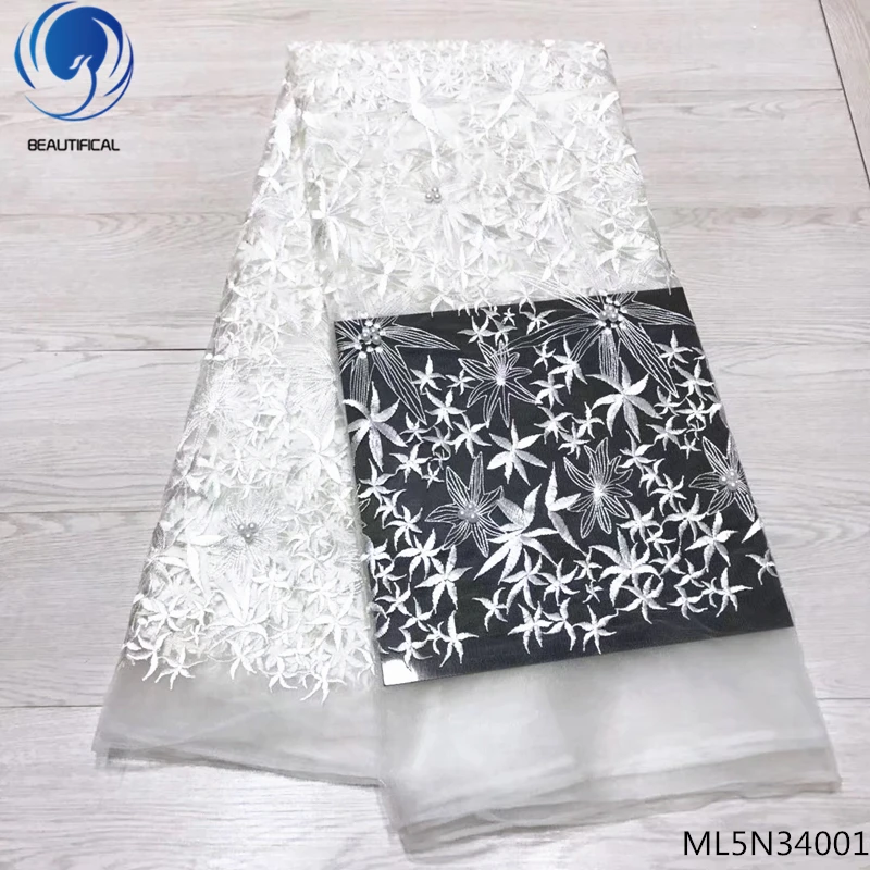 BEAUTIFICAL white lace fabric white mesh net lace fabric hand beaded lace fabric wedding dress 5 yards/lot for garments ML5N340
BEAUTIFICAL white lace fabric white mesh net lace fabric hand beaded lace fabric wedding dress 5 yards/lot for garments ML5N340