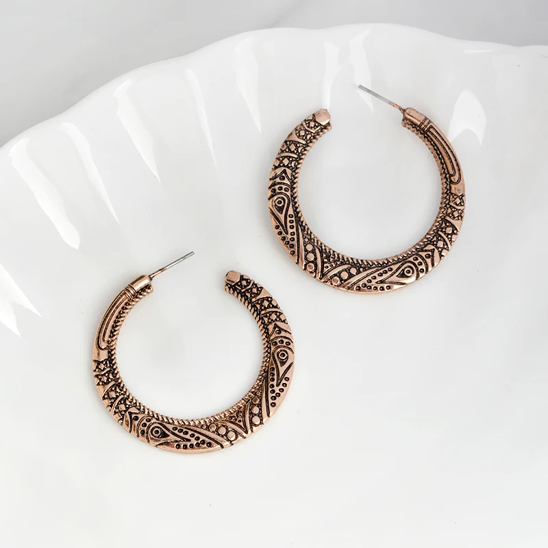 Vintage Totem Circle Hoop Earrings Bohemia Ancient Big Earrings For Women Girl Boho Jewelry Gift
Vintage Totem Circle Hoop Earrings Bohemia Ancient Big Earrings For Women Girl Boho Jewelry Gift