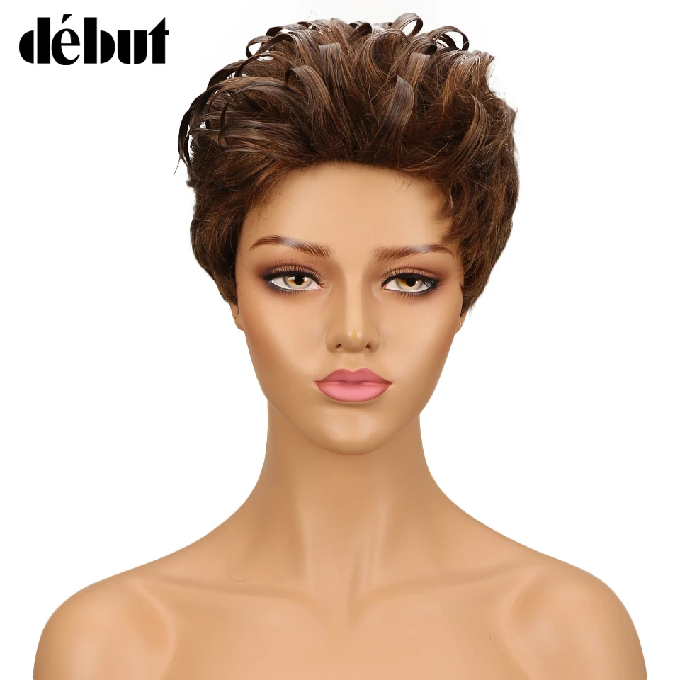 Debut Human Hair Wig Short Romance Weave Brazilian Ombre Curly Wig 10 Color Mechanism Made Cheap Wig For Black Women Free Ship
Debut Human Hair Wig Short Romance Weave Brazilian Ombre Curly Wig 10 Color Mechanism Made Cheap Wig For Black Women Free Ship