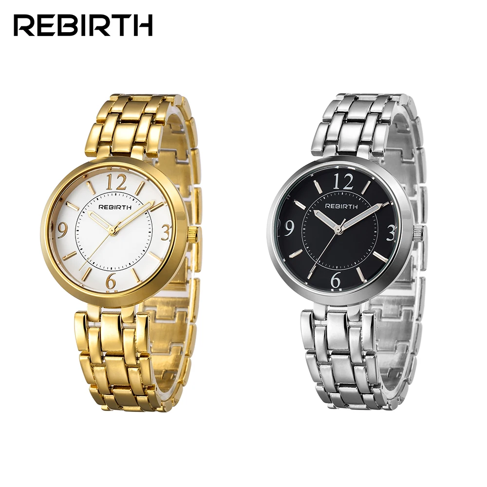 REBIRTH Quartz Watch Women Fashion Casual Watches Relogio Feminino Montre Femme Reloj Mujer Full Gold Waterproof Wristwatches
REBIRTH Quartz Watch Women Fashion Casual Watches Relogio Feminino Montre Femme Reloj Mujer Full Gold Waterproof Wristwatches