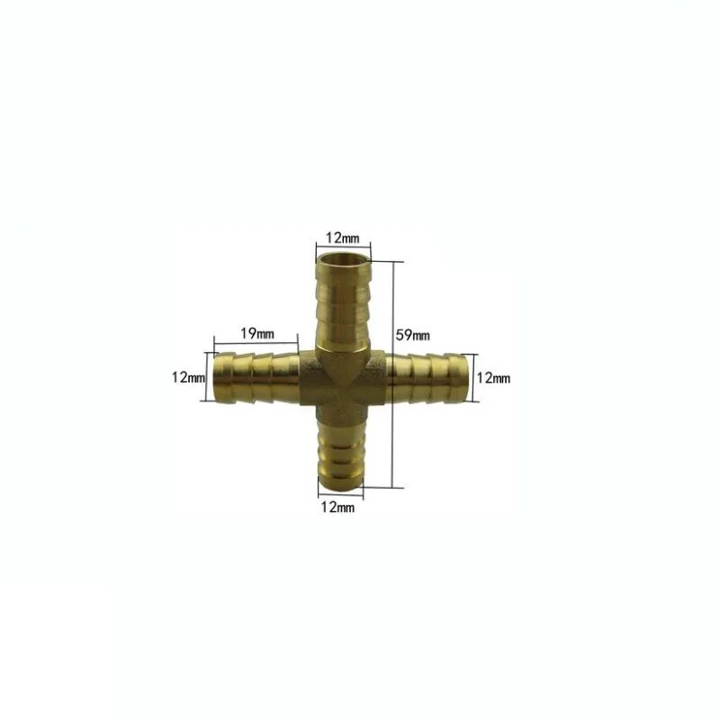 12mm Brass Connector Copper Pagoda Joint 4 Ways Cross Type Quick Plug Hose Gas Air Pipe Fitting
12mm Brass Connector Copper Pagoda Joint 4 Ways Cross Type Quick Plug Hose Gas Air Pipe Fitting